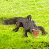 Maxbell Simulation Toys Crocodile Model PVC Material Children Kids Gift Home Decor 12x7.5x3cm