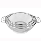 Maxbell Stainless Steel Mesh Basket Kitchen Strainer Colander with Handles 25cm