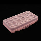 Maxbell 18 Eggs Holder for Refrigerator Fridge Home Light Pink