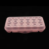 Maxbell 18 Eggs Holder for Refrigerator Fridge Home Light Pink