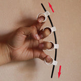 Maxbell Guitar Trainer Tool Finger Force Span for Ukulele Piano Beginner Black A