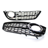 Maxbell Bumper Fog Light Grille Cover Fit for Audi A5 2008-11 Auto Parts Chrome Trim