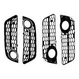 Maxbell Bumper Fog Light Grille Cover Fit for Audi A5 2008-11 Auto Parts Chrome Trim