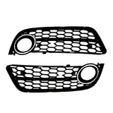 Maxbell Bumper Fog Light Grille Cover Fit for Audi A5 2008-11 Auto Parts Chrome Trim