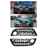 Maxbell Bumper Fog Light Grille Cover Fit for Audi A5 2008-11 Auto Parts Chrome Trim