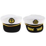 Maxbell Adult Captain Yacht Hat Cotton Sailor Hat Cosplay Party Cap Costumes 01