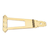 Maxbell 6 String Archtop Guitar Trapeze Tailpiece Bridge Golden