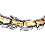 Maxbell Gothic Punk Bracelet Titanium Steel Dragon Scale Bangle Multicolor 7.48 inch