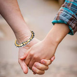 Maxbell Gothic Punk Bracelet Titanium Steel Dragon Scale Bangle Multicolor 7.48 inch