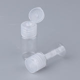 Maxbell 20Pcs Plastic Refillable Empty Bottles Travel Containers with Flip Cap Clear