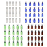 Maxbell 20Pcs Plastic Refillable Empty Bottles Travel Containers with Flip Cap Clear