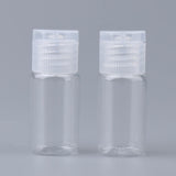 Maxbell 20Pcs Plastic Refillable Empty Bottles Travel Containers with Flip Cap Clear