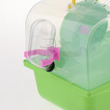 Maxbell Portable Carrier Hamster Carry Case Cage with Water Bottle Outdoor green