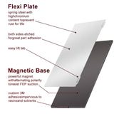 Maxbell 3D Printer 196X126mm SLA/DLP Resin Light-Cured Flex Plate Magnetic Sheet