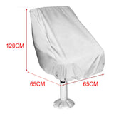 Maxbell Large Boat Folding Waterproof Yacht Seat Cover Fits Colors White
