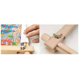 Maxbell Wood Tapestry Scroll Embroidery Frame Cross Stitch DIY Crafts Sewing Tools 50x42cm