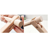 Maxbell Wood Tapestry Scroll Embroidery Frame Cross Stitch DIY Crafts Sewing Tools 50x42cm