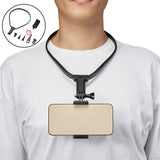 Maxbell POV/Vlog Neck Holder Mount Head Strap for GoPro Comfortable with adapter