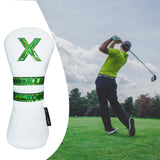 Maxbell Golf Wood Head Cover Utility Drivers Headcover Protector Guard White No.X