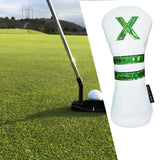 Maxbell Golf Wood Head Cover Utility Drivers Headcover Protector Guard White No.X