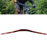 Maxbell Mountain Bike Handlebar 31.8mm Bar Hi-Riser Cycling Parts Orange Riser Bar