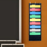 Maxbell Wall Mount 10 Pocket Hanging File Sorter Organizer Folder Holder Storage