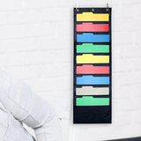 Maxbell Wall Mount 10 Pocket Hanging File Sorter Organizer Folder Holder Storage