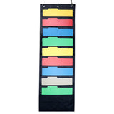 Maxbell Wall Mount 10 Pocket Hanging File Sorter Organizer Folder Holder Storage