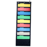 Maxbell Wall Mount 10 Pocket Hanging File Sorter Organizer Folder Holder Storage
