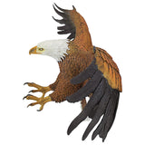 Polyresin Eagle Flight of Freedom American Bald Eagle Hanging Bird Statue 22.5x10cm