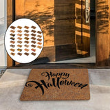 Maxbell Printed Halloween Doormat Pumpkin Non-Slip Area Area Rug Office Bathroom style 1