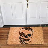 Maxbell Printed Halloween Doormat Pumpkin Non-Slip Area Area Rug Office Bathroom style 1