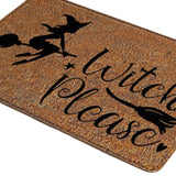 Maxbell Printed Halloween Doormat Pumpkin Non-Slip Area Area Rug Office Bathroom style 25