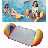 Maxbell Inflatable Floating Water Hammock Pool Lounge Bed Swimming Chair for Beach A