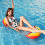 Maxbell Inflatable Floating Water Hammock Pool Lounge Bed Swimming Chair for Beach A