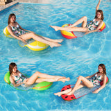 Maxbell Inflatable Floating Water Hammock Pool Lounge Bed Swimming Chair for Beach A