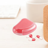 Maxbell Pill Case Pill Box Organizer Dust Proof Vitamin Container for Pocket  Pink