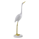 Resin Art Crane Statue Sculpture Bird Art Decor Home Wedding Decoration C