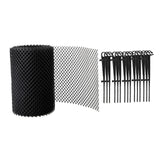 Maxbell Gutter Guard Mesh Cover Debris Protector Stop Leaf Blocks 18cmx8m 15 Hooks