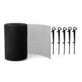 Maxbell Gutter Guard Mesh Cover Debris Protector Stop Leaf Blocks 18cmx8m 15 Hooks