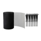 Maxbell Gutter Guard Mesh Cover Debris Protector Stop Leaf Blocks 18cmx8m 15 Hooks