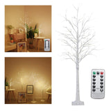 Maxbell LED Birch Tree Light for Home Decor Ornament 120cm 300 LED with Remote