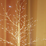 Maxbell LED Birch Tree Light for Home Decor Ornament 120cm 300 LED with Remote