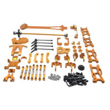 Maxbell RC Car Metal Upgrade Part Kit fit for WLtoys 1/12 RC 2.4G 4WD Car Accs gold