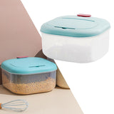 Maxbell 6KG Large Rice Storage Container Cereal Dispenser Grain Box  Blue