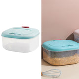 Maxbell 6KG Large Rice Storage Container Cereal Dispenser Grain Box  Blue