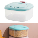 Maxbell 6KG Large Rice Storage Container Cereal Dispenser Grain Box  Blue