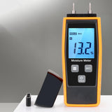 Maxbell Portable Moisture Meter Needle Type Analyzer for Furniture LCD Display