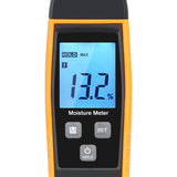 Maxbell Portable Moisture Meter Needle Type Analyzer for Furniture LCD Display