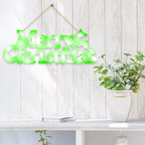 Maxbell Merry Christmas Letter Light Xmas Sign LED Lamp for Wreath Gift Yard Decor Green